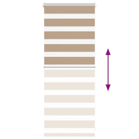 ROLETA ZEBRA 60X100CM SZEROKOŚĆ TKANINY 55,9CM POLIESTER