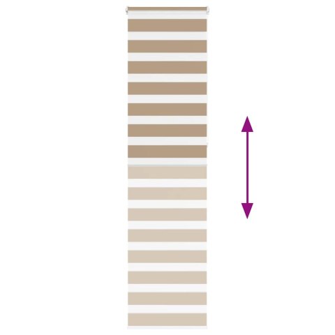 ROLETA ZEBRA 65X230CM SZEROKOŚĆ TKANINY 60,9CM POLIESTER