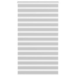 ROLETA ZEBRA JASNOSZARA SZEROKOŚĆ TKANINY 120,9CM POLIESTER