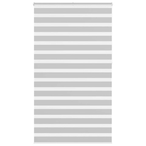 ROLETA ZEBRA JASNOSZARA SZEROKOŚĆ TKANINY 120,9CM POLIESTER