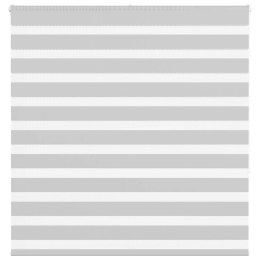 ROLETA ZEBRA JASNOSZARA SZEROKOŚĆ TKANINY 140,9CM POLIESTER