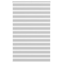 ROLETA ZEBRA JASNOSZARA SZEROKOŚĆ TKANINY 140,9CM POLIESTER