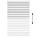ROLETA ZEBRA JASNOSZARA SZEROKOŚĆ TKANINY 140,9CM POLIESTER