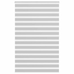 ROLETA ZEBRA JASNOSZARA SZEROKOŚĆ TKANINY 45,9CM POLIESTER