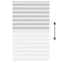 ROLETA ZEBRA JASNOSZARA SZEROKOŚĆ TKANINY 45,9CM POLIESTER