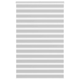 ROLETA ZEBRA JASNOSZARA SZEROKOŚĆ TKANINY 45,9CM POLIESTER