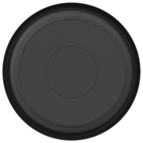 OKRĄGŁY TALERZYK KWIATOWY 24 PCS CZARNY Ø 14X 2CM