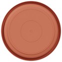OKRĄGŁY TALERZYK KWIATOWY 24 PCS CZERWONY CEGLASTY Ø 14X 2CM