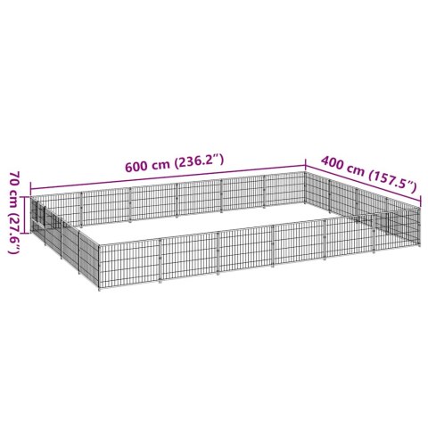 KOJEC DLA PSA SREBRNY 24M² STALOWY