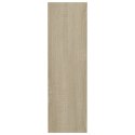 PÓŁKI ŚCIENNE NA BUTY 2 SZT. DĄB SONOMA 60X18X60CM