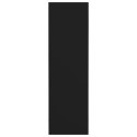 PÓŁKI ŚCIENNE NA BUTY 4 SZT. CZARNE 60X18X60CM