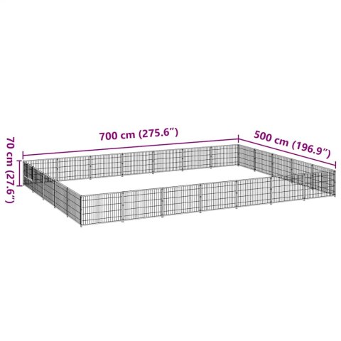 KOJEC DLA PSA CZARNY 35M² STALOWY