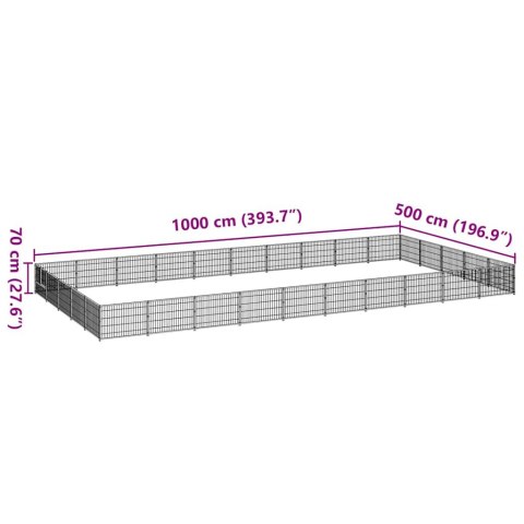 KOJEC DLA PSA CZARNY 50M² STALOWY