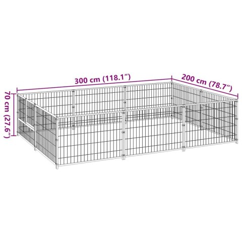 KOJEC DLA PSA CZARNY 6M² STALOWY