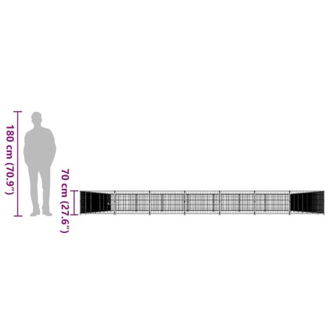 KOJEC DLA PSA SREBRNY 63M² STALOWY