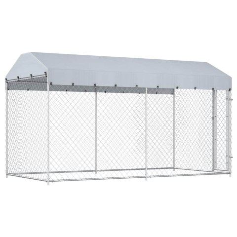 KOJEC DLA PSA Z ZADASZENIEM 382X192X225CM