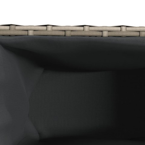 DONICE OGRODOWE Z 3 WKŁADAMI 2 SZT. SZARE 105X30X32CM