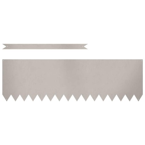 KRAWĘŻNIK DO TRAWNIKA 10 PCS BRĄZOWY 100X 0.05X 20CM