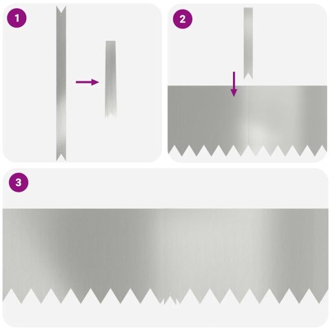 KRAWĘŻNIK DO TRAWNIKA 20 PCS SREBRNY 100X 0.05X 20CM