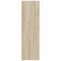 PÓŁKI ŚCIENNE NA BUTY 2 SZT. DĄB SONOMA 80X18X60CM
