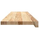 STOPNIE SCHODOWE 16 SZT. SUROWE 90X30X2CM LITE DREWNO DĘBOWE