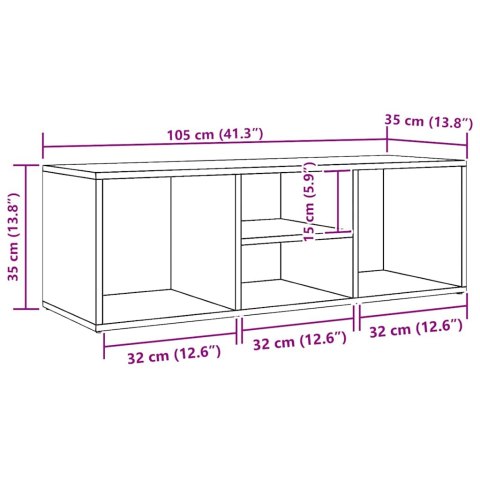 ŁAWKA NA BUTY BIAŁA 105X35X35CM