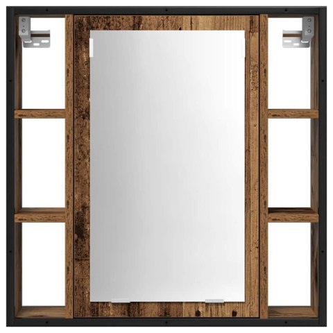 ZESTAW MEBLI ŁAZIENKOWYCH 2 PCS BRĄZOWY