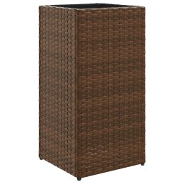 DONICA OGRODOWA OGRODOWA BRĄZOWA 30X30X60CM RATTAN PE