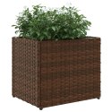 DONICA OGRODOWA OGRODOWA BRĄZOWA 36X30X32CM RATTAN PE