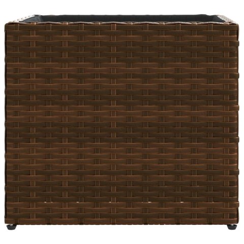 DONICA OGRODOWA OGRODOWA BRĄZOWA 36X30X32CM RATTAN PE