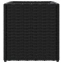 DONICA OGRODOWA OGRODOWA CZARNA 36X30X32CM RATTAN PE