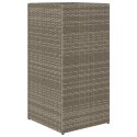 DONICA OGRODOWA OGRODOWA SZARA 40X40X80CM RATTAN PE