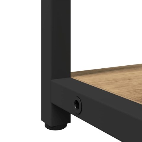 JEDNOSTKI UMYWALKOWE DO ŁAZIENKI Z PÓŁKĄ 3 PCS BRĄZOWY