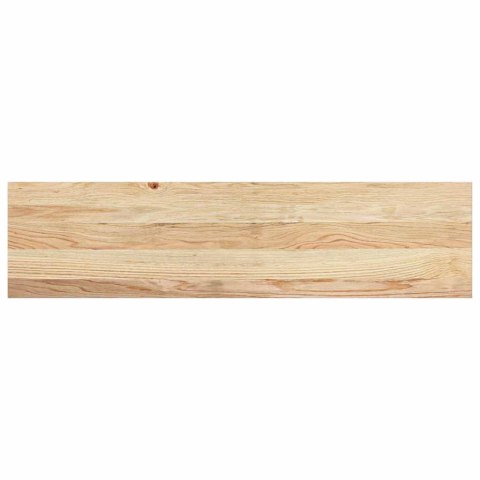 PARAPETY 2 SZT. SUROWE 100X25X2CM LITE DREWNO DĘBOWE
