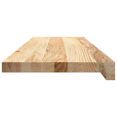 PARAPETY 2 SZT. SUROWE 80X25X2CM LITE DREWNO DĘBOWE