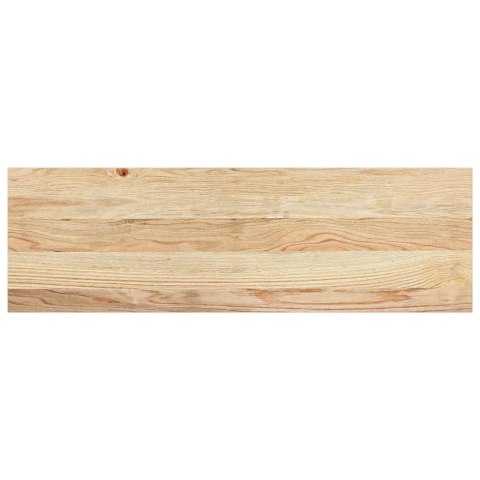 PARAPETY 2 SZT. SUROWE 80X25X2CM LITE DREWNO DĘBOWE