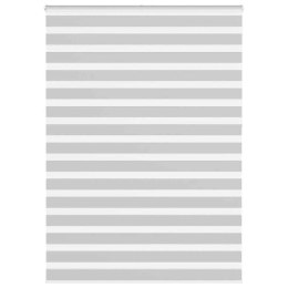 ROLETA ZEBRA JASNOSZARA SZEROKOŚĆ TKANINY 160,9CM POLIESTER