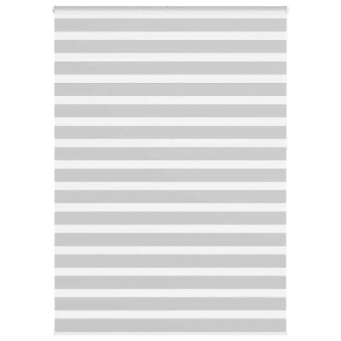 ROLETA ZEBRA JASNOSZARA SZEROKOŚĆ TKANINY 160,9CM POLIESTER
