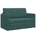 SOFA BED 110CM CIEMNA ZIELEŃ AKSAMIT