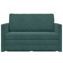 SOFA BED 110CM CIEMNA ZIELEŃ AKSAMIT
