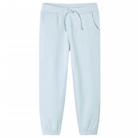 DZIECIĘCE SPODNIE DRESOWE JASNONIEBIESKIE 128