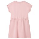 SUKIENKA DZIECIĘCA ZE SZNURKIEM ŚCIĄGAJĄCYM JASNORÓŻOWA 104