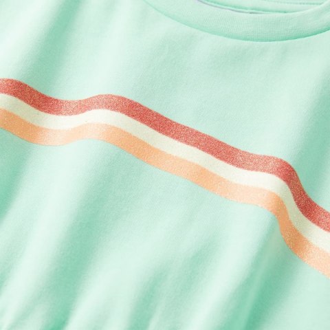 SUKIENKA DZIECIĘCA ZE SZNURKIEM ŚCIĄGAJĄCYM JASNOZIELONA 128