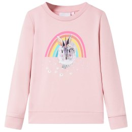 BLUZA DZIECIĘCA JASNORÓŻOWA 116