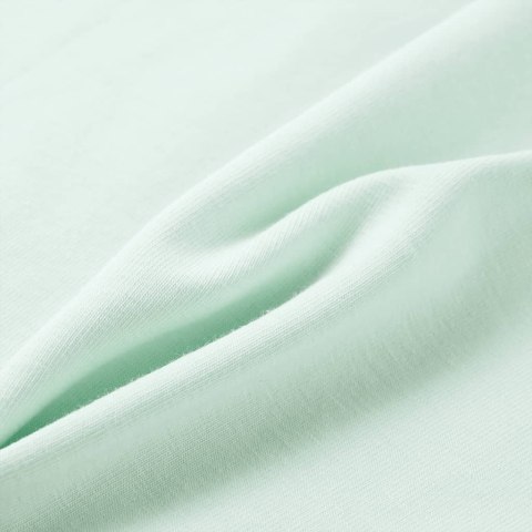 KOSZULKA DZIECIĘCA Z KRÓTKIMI RĘKAWAMI JASNOMIĘTOWA 140