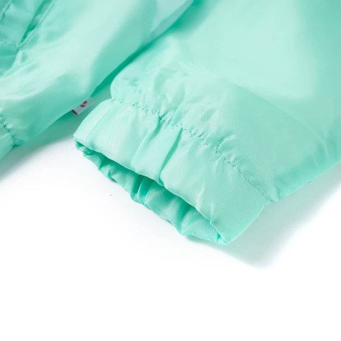 KURTKA DZIECIĘCA Z KAPTUREM I ZAPIĘCIEM NA ZAMEK WIELOKOLOROWA 104