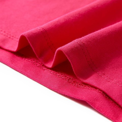 KOSZULKA DZIECIĘCA JASKRAWORÓŻOWA 140