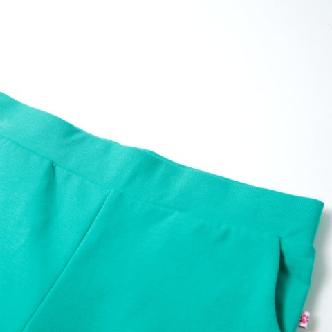 SPODNIE DZIECIĘCE Z SZEROKIMI NOGAWKAMI MIĘTOWE 116