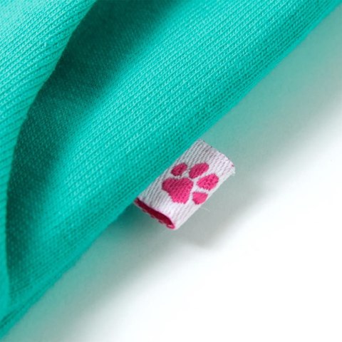 SPODNIE DZIECIĘCE Z SZEROKIMI NOGAWKAMI MIĘTOWE 116