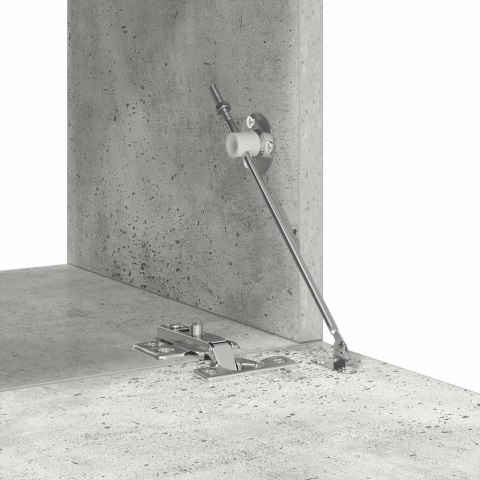 4-CZ. ZESTAW SZAFEK TELEWIZYJNYCH SZAROŚĆ BETONU PŁYTA